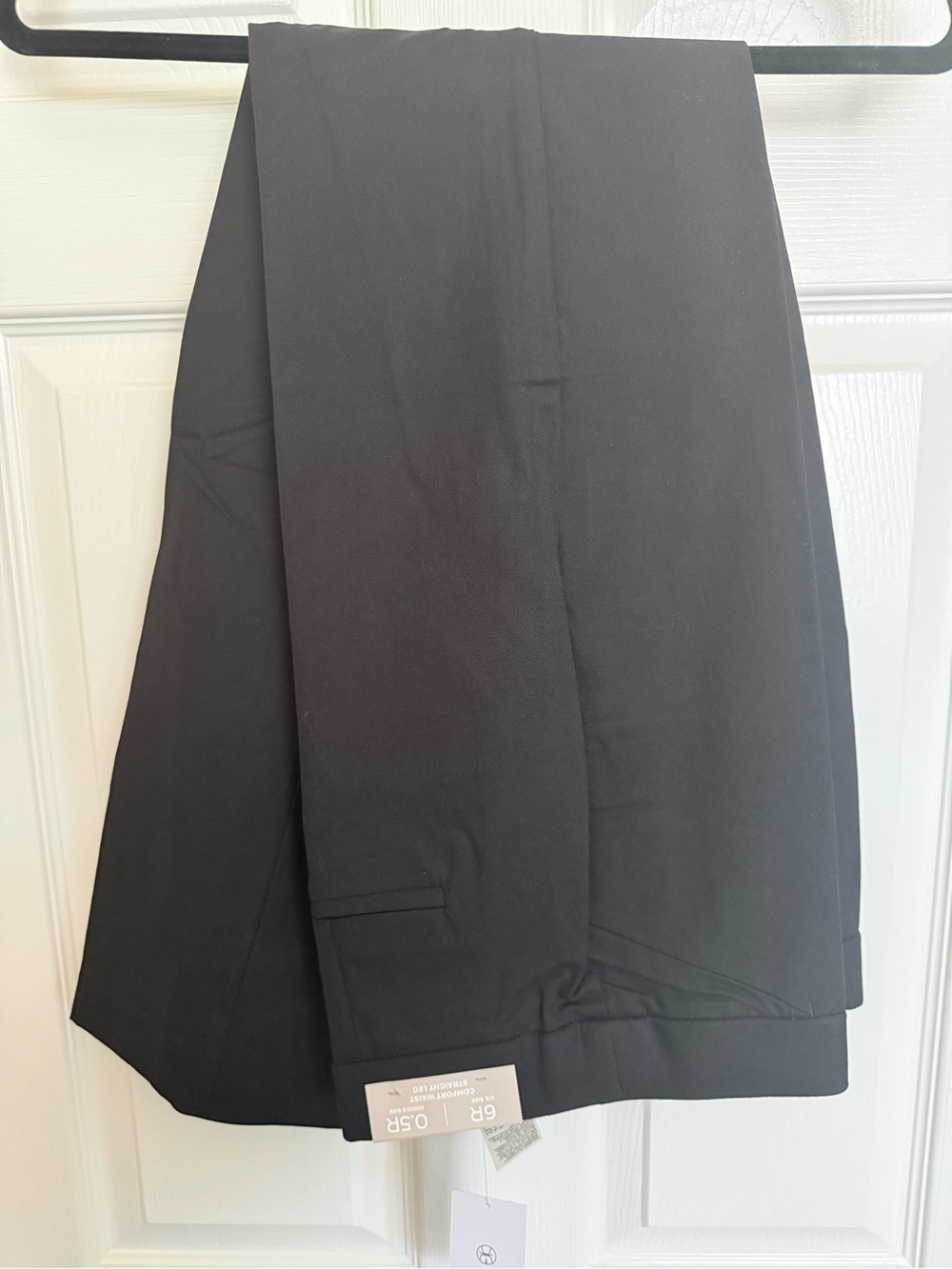 Chico's Black Tailored Comfort Waist Straight Leg Pants